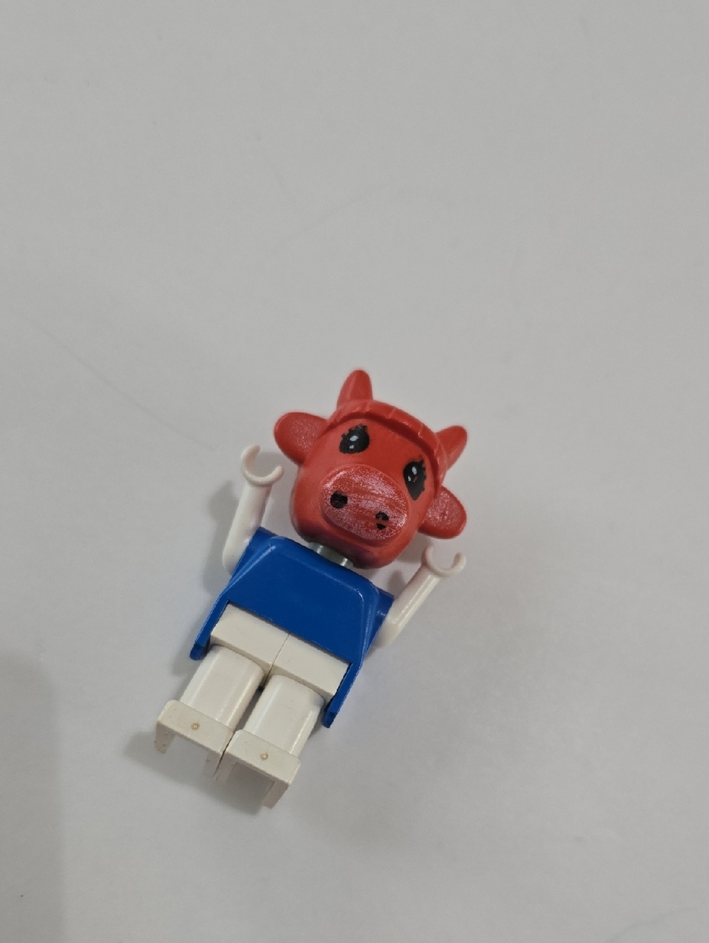 LEGO Fabuland Clara Cow Minifigure Vintage 1980s Clover Gardener - Picture 1 of 3